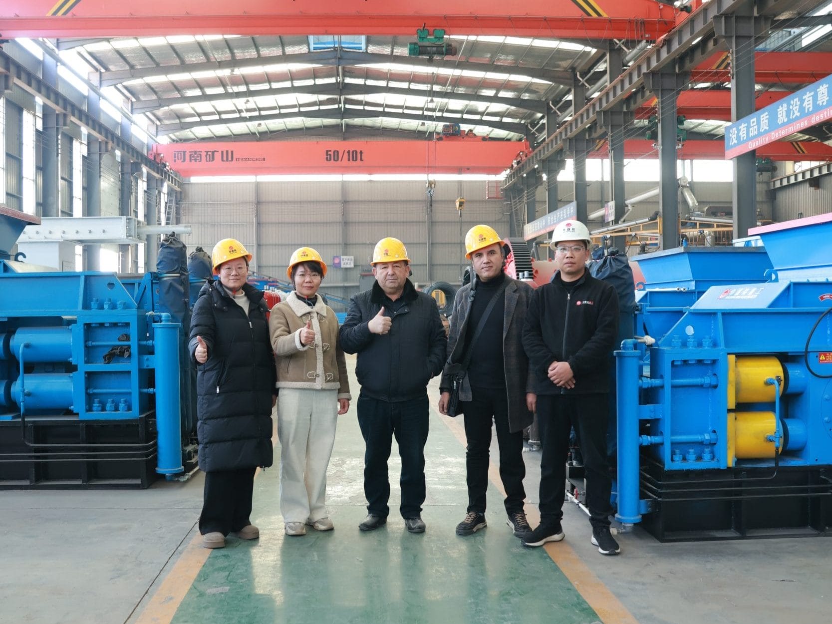 double roller crusher production line
