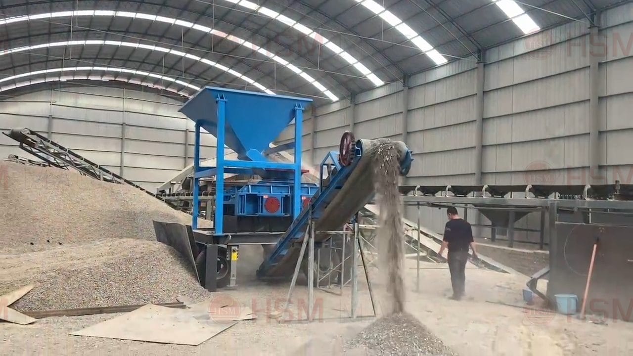 Portable rock crusher
